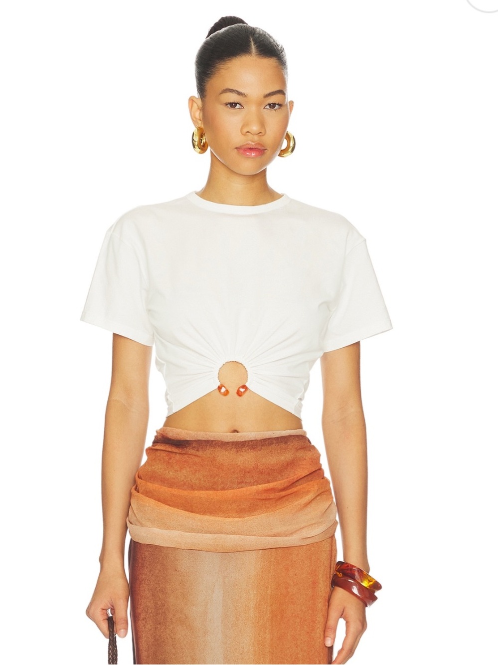 Baobab Collection Tika Short Sleeve Tee in White